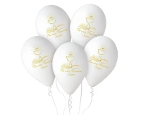 Balloons Gemar 12", premium First Holy Communion (chalice), 5pcs